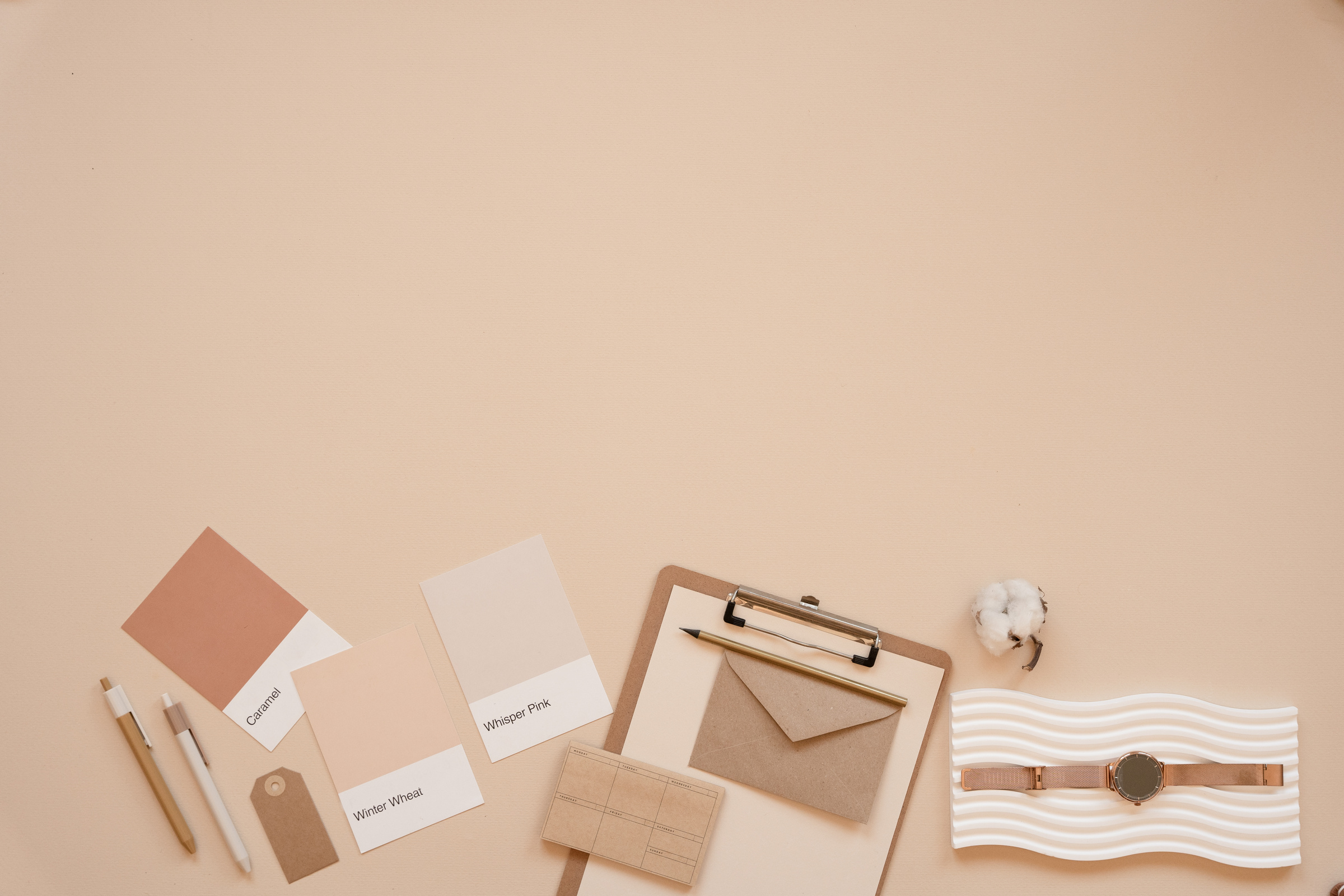 Elegant Office Office Supplies Flatlay